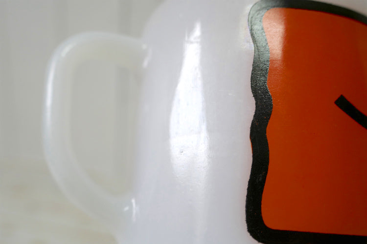 FEDERAL GLASS フェデラル ゾウ ぞう ネズミ ミルクガラス製 60's ヴィンテージ マグカップ 食器 USA