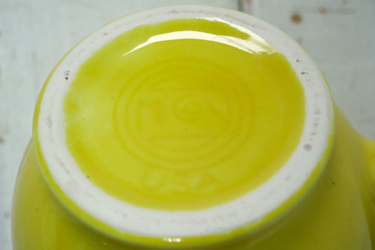 McCoy マッコイ スマイル スマイリー イエロー 陶器製 70's ヴィンテージ マグカップ 食器 USA