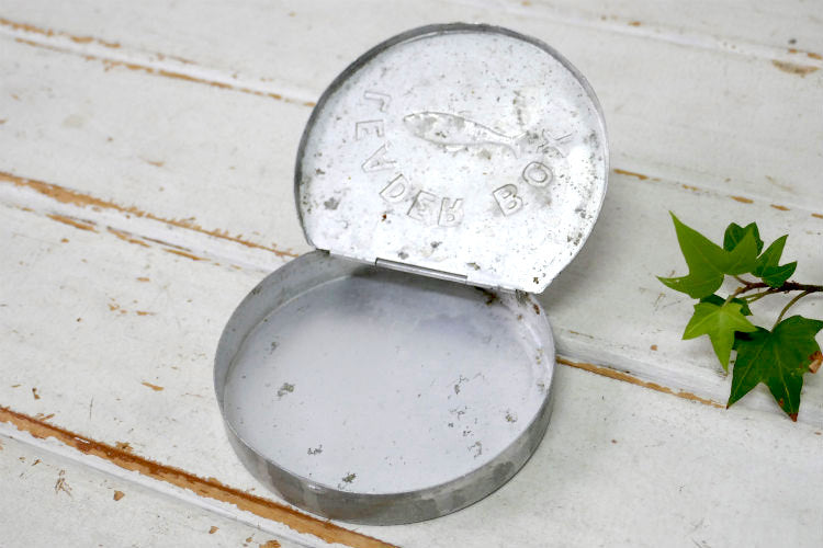 LEADER BOX アルミ製 ヴィンテージ ケース ルアー&フライ フィッシング 釣り道具 USA タックルボックス