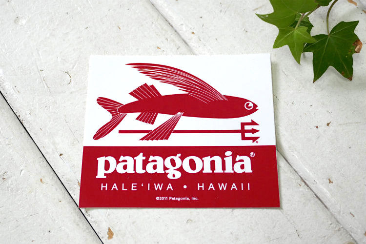 パタゴニア フライングフィッシュ patagonia ハワイ ノースショア ハレイワ限定 ステッカー サーフィン ジェフ・マクフェトリッジ