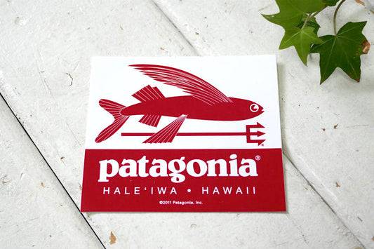 パタゴニア フライングフィッシュ patagonia ハワイ ノースショア ハレイワ限定 ステッカー サーフィン ジェフ・マクフェトリッジ