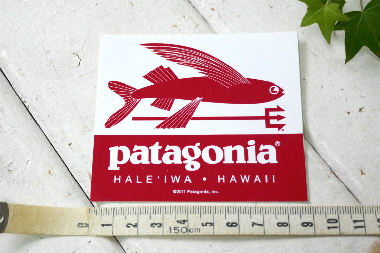 パタゴニア フライングフィッシュ patagonia ハワイ ノースショア ハレイワ限定 ステッカー サーフィン ジェフ・マクフェトリッジ
