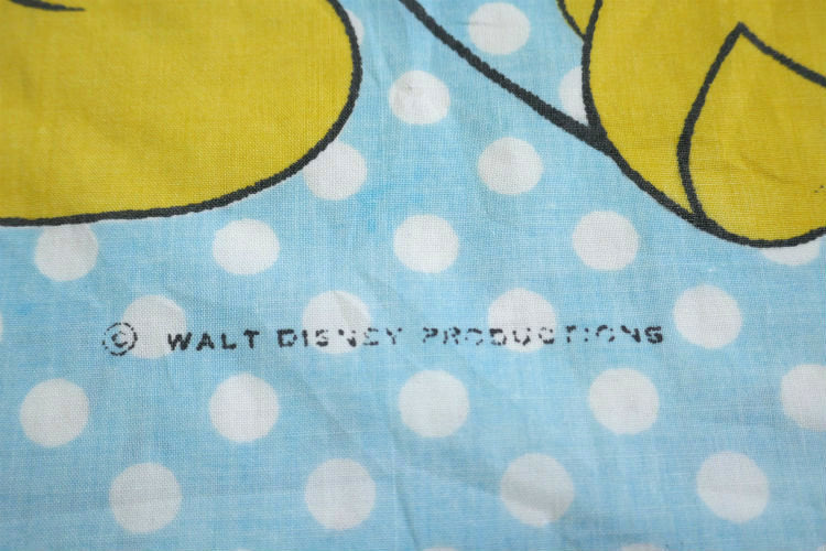 ミッキー&フレンズ 水玉 ダンス柄 ヴィンテージ ユーズドシーツ ベッドシーツ(ボックスタイプ) USA