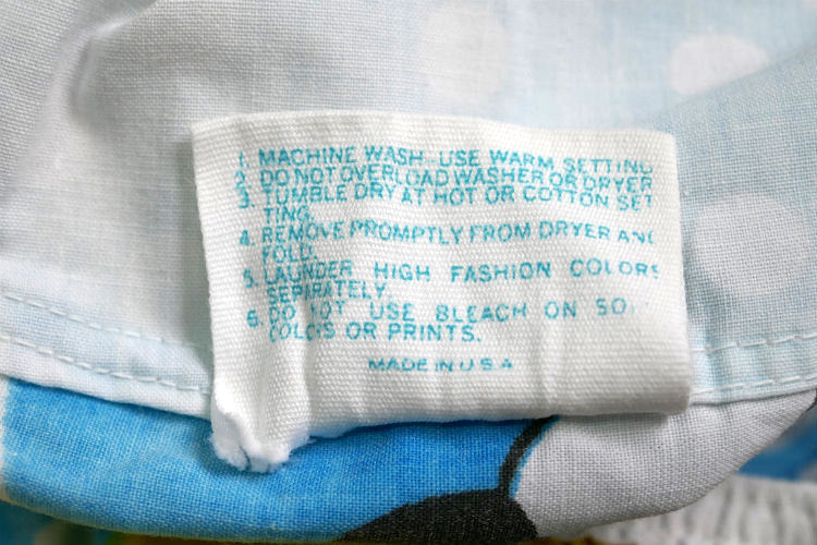 ミッキー&フレンズ 水玉 ダンス柄 ヴィンテージ ユーズドシーツ ベッドシーツ(ボックスタイプ) USA