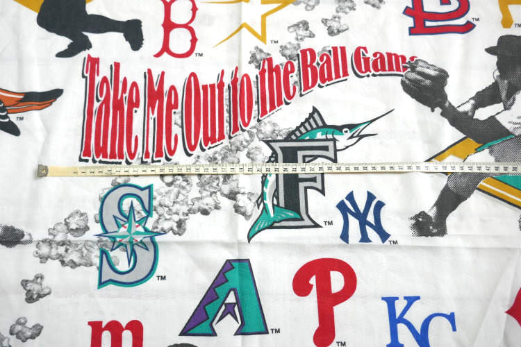MLB メジャーリーグ 野球 チームロゴ バッター ユーズドシーツ ベッドシーツ フラットタイプ USA