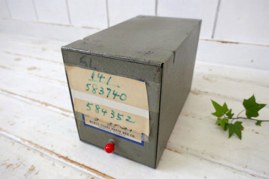 MERLE SEARS PAPER BOX シアーズ 583740 メタル製 ヴィンテージ 書類ケース ファイルケース USA インダストリアル