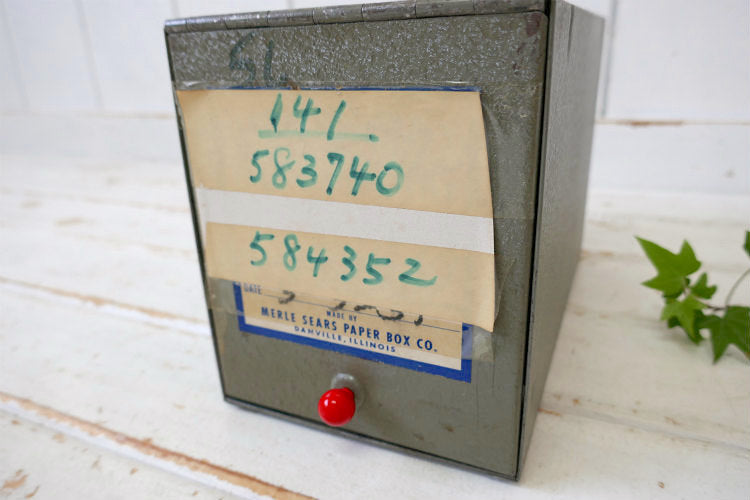 MERLE SEARS PAPER BOX シアーズ 583740 メタル製 ヴィンテージ 書類ケース ファイルケース USA  インダストリアル