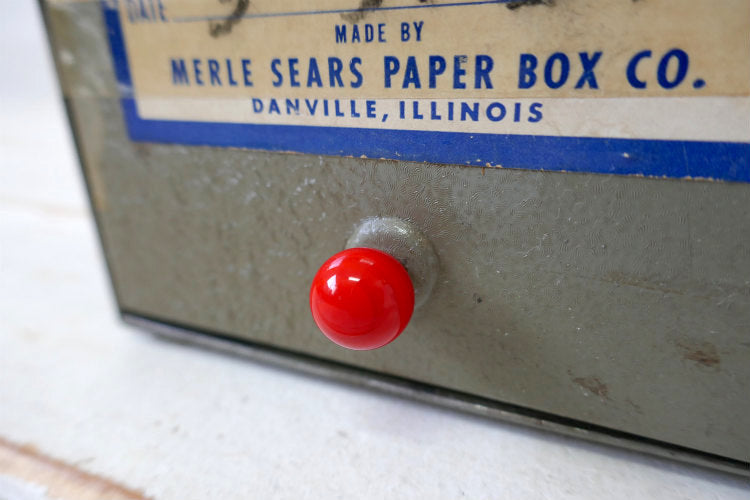MERLE SEARS PAPER BOX シアーズ 583740 メタル製 ヴィンテージ 書類ケース ファイルケース USA  インダストリアル