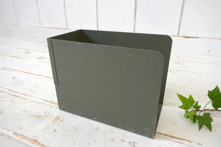 HFS TNT インダストリアル USA 工業系 メタル製 ヴィンテージ 引き出し ブックスタンド 本立て