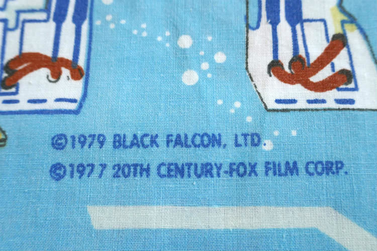 STAR WARS スターウォーズ Empire Strikes Back アメコミ ダースベイダー ヨーダ C-3PO R2-D2 70's ヴィンテージ ユーズドシーツ (フラットタイプ) USA