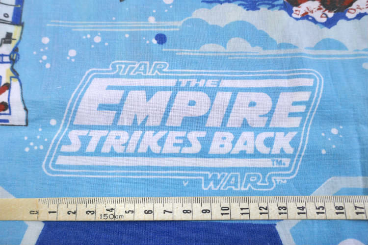 STAR WARS スターウォーズ Empire Strikes Back アメコミ ダースベイダー ヨーダ C-3PO R2-D2 70's ヴィンテージ ユーズドシーツ (フラットタイプ) USA