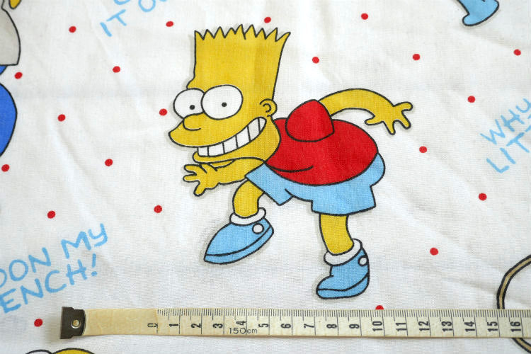 The Simpsons シンプソンズ  アメコミ ホーマー バート キャラクター ヴィンテージ ユーズドシーツ (ボックスタイプ) USA