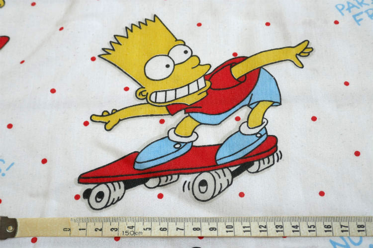 The Simpsons シンプソンズ  アメコミ ホーマー バート キャラクター ヴィンテージ ユーズドシーツ (ボックスタイプ) USA