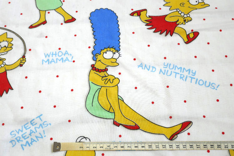 The Simpsons シンプソンズ  アメコミ ホーマー バート キャラクター ヴィンテージ ユーズドシーツ (ボックスタイプ) USA