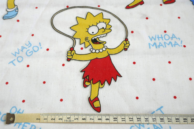 The Simpsons シンプソンズ  アメコミ ホーマー バート キャラクター ヴィンテージ ユーズドシーツ (ボックスタイプ) USA