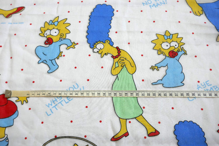 The Simpsons シンプソンズ  アメコミ ホーマー バート キャラクター ヴィンテージ ユーズドシーツ (ボックスタイプ) USA