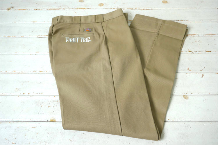 Dickies × First Trip ディッキーズ 874 カーキ ワークパンツ メンズ W32×32 ファッション USAセレクト オリジナル