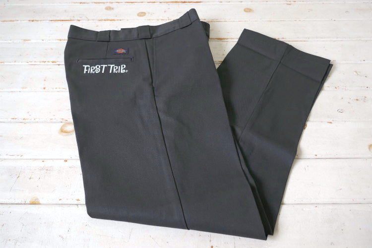 Dickies × First Trip ディッキーズ 874 チャコールグレー ワークパンツ メンズ W32×32 ファッション オリジナル