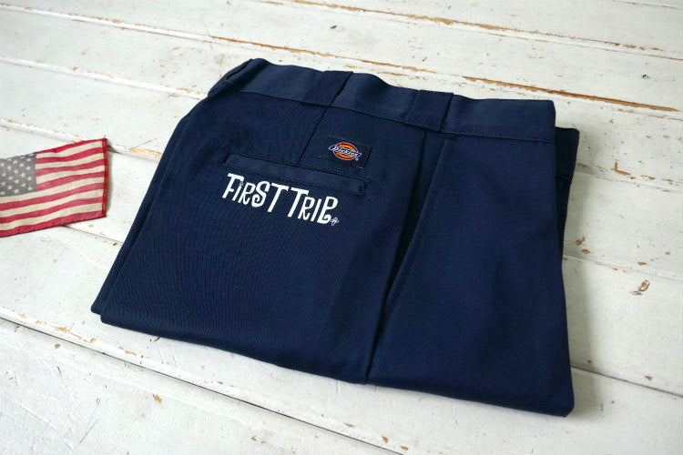 Dickies × First Trip ディッキーズ 874 ネイビー Navy Blue ワークパンツ メンズ W32×32 ファッション オリジナル