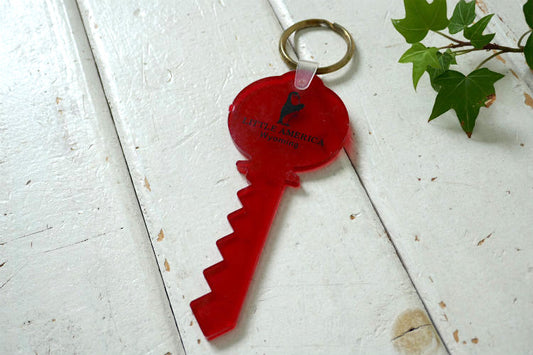 LITTLE AMERICA Wyoming ワイオミング州リトルアメリカ ヴィンテージ デッドストック キーホルダー　USA