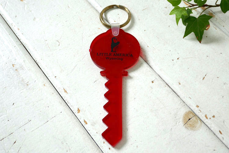 LITTLE AMERICA Wyoming ワイオミング州リトルアメリカ ヴィンテージ デッドストック キーホルダー　USA
