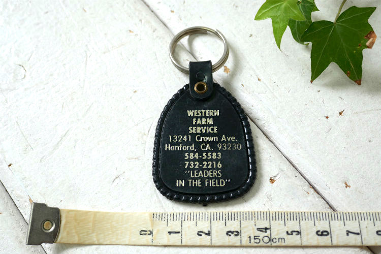 WESTERN FARM SERVICE ウェスタン ファーム サービス 農場 ヴィンテージ デッドストック キーホルダー USA