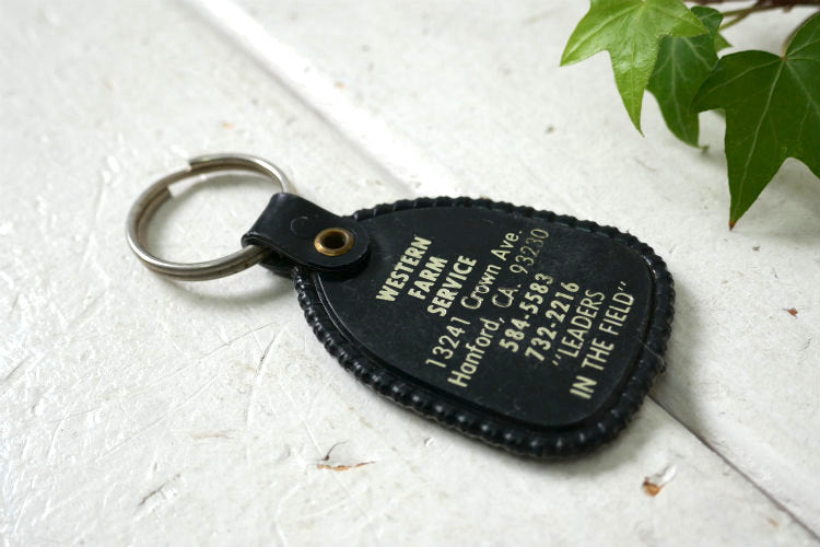 WESTERN FARM SERVICE ウェスタン ファーム サービス 農場 ヴィンテージ デッドストック キーホルダー USA
