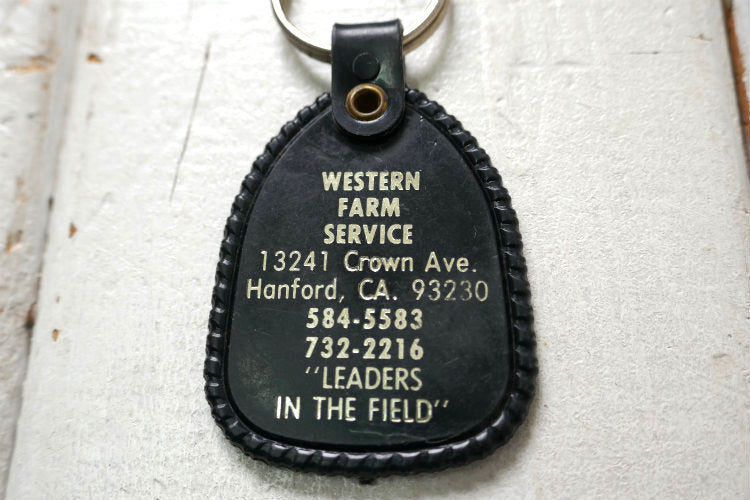WESTERN FARM SERVICE ウェスタン ファーム サービス 農場 ヴィンテージ デッドストック キーホルダー USA