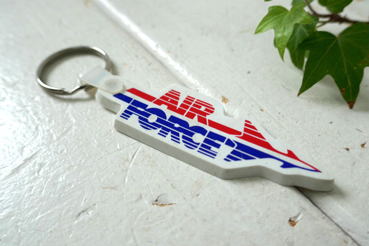 AIR FORCE アメリカ空軍 戦闘機 1970's ミニタリー・ ヴィンテージ デッドストック キーホルダー US