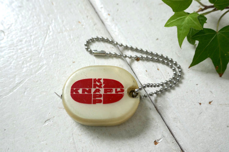 KNAPP San Joaquin Supply Co アドバタイジング カリフォルニア  ヴィンテージ デッドストック メジャー付き キーホルダー