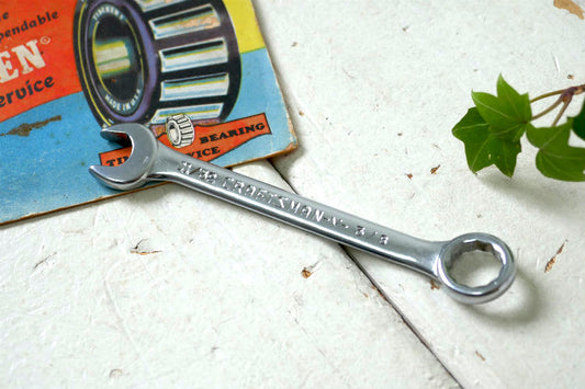 クラフトマン 11/32 CRAFTSMAN -V- 3/8 ヴィンテージ レンチ スパナ コンビネーションレンチ USA 工具 DIY