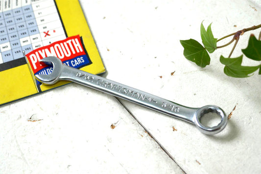 クラフトマン 9/32 CRAFTSMAN-V- 5/16 ヴィンテージ レンチ スパナ コンビネーションレンチ DIY 工具 USA