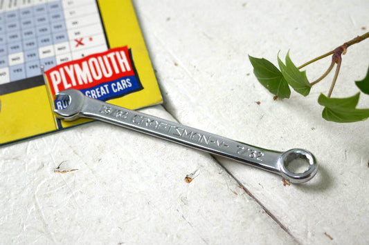 クラフトマン 13/64 CRAFTSMAN-V- 7/32 ヴィンテージ レンチ スパナ 工具 コンビネーションレンチ USA