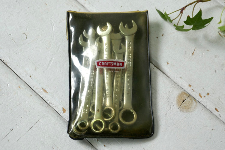 CRAFTSMAN クラフトマン×Sears シアーズ ヴィンテージコンビネーションレンチ 工具 ビニール製 専用 ケース