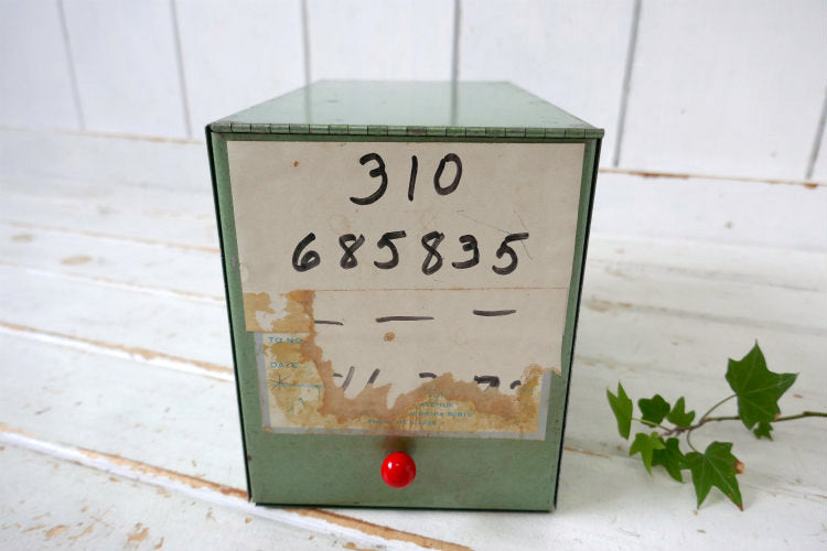 310 685835 グリーンメタル製 ヴィンテージ 書類ケース ファイルケース USA インダストリアル