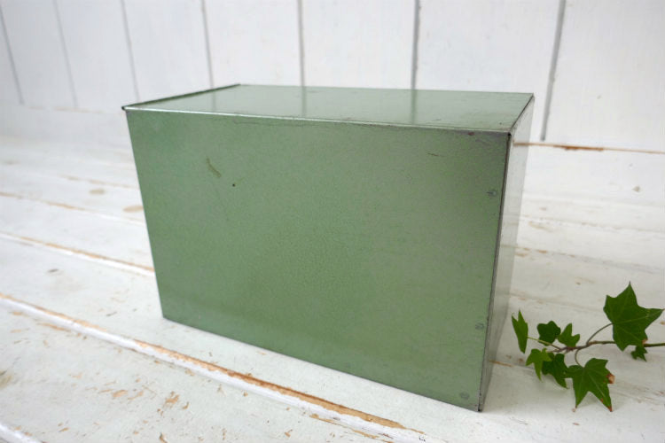 310 685835 グリーンメタル製 ヴィンテージ 書類ケース ファイルケース USA インダストリアル