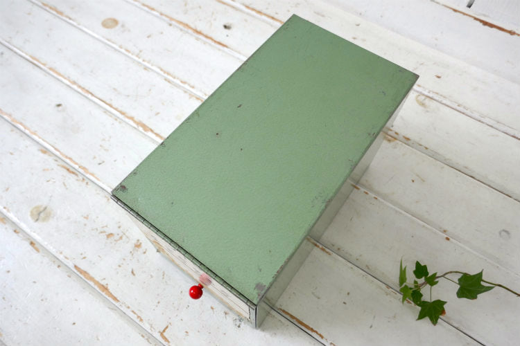 310 685835 グリーンメタル製 ヴィンテージ 書類ケース ファイルケース USA インダストリアル