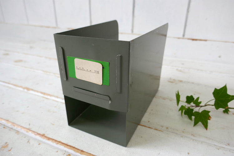 RRB SCHインダストリアル USA 工業系 メタル製 ヴィンテージ 引き出し ブックスタンド 本立て