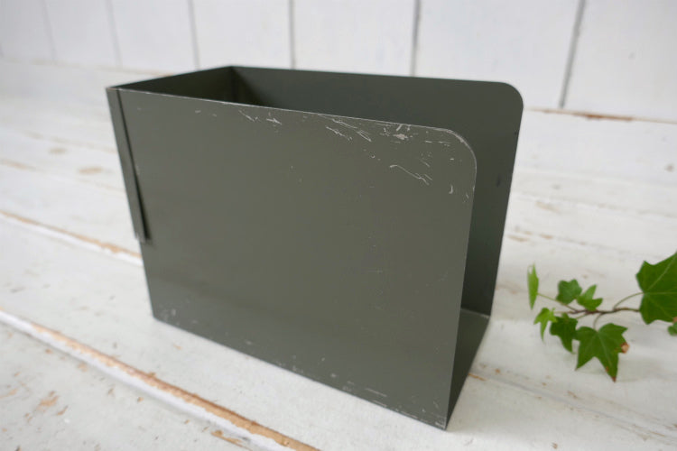 RRB SCHインダストリアル USA 工業系 メタル製 ヴィンテージ 引き出し ブックスタンド 本立て