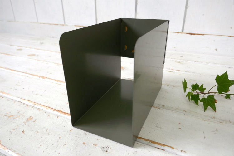 USA インダストリアル 工業系 メタル製 ヴィンテージ 引き出し ブックスタンド 本立て 文房具 オフィス雑貨