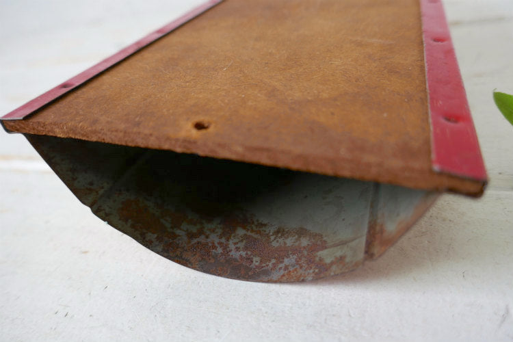 OLD シェフ 木製 ティン製 1940~1950s ヴィンテージ キッチン ナイフホルダー 包丁スタンド USA