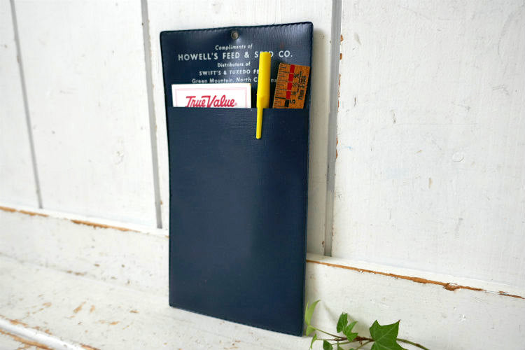 Howell's Feed Seed Co アドバタイジング ヴィンテージ メモケース 書類ケース ファイルケース USA