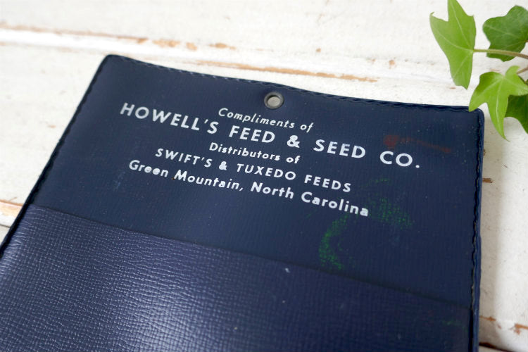 Howell's Feed Seed Co アドバタイジング ヴィンテージ メモケース 書類ケース ファイルケース USA
