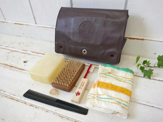 Boy Scouts Toilet Kit ボーイスカウト トラベルセット ソープケース 歯ブラシ ブラシ コーム デッドストック ヴィンテージ トイレタリーキット 洗面用具 USA キャンプ