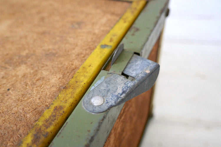 OBERLIN Bait Canteen 60's フィッシング コルク×メタル製 ヴィンテージ ベイトボックス 釣り道具 餌入れ タックルボックス 釣り道具 USA