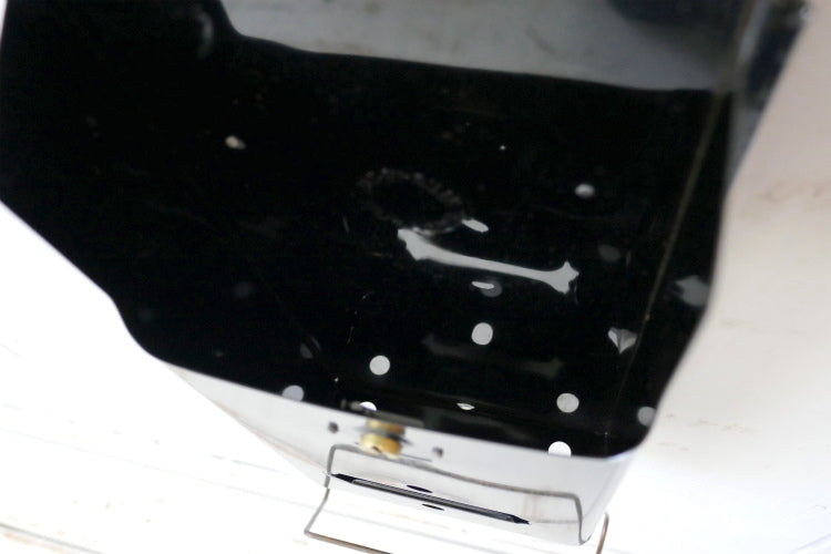 THE Fulton 鍵２本＆新聞受け付き ブラック エナメル デッドストック ヴィンテージ メールボックス 郵便受け ポスト USA