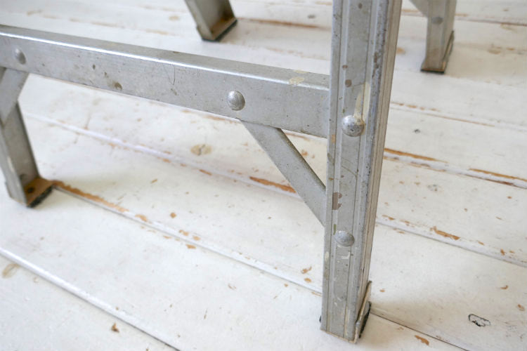 アメリカンビンテージ  アルミ製 ヴィンテージ ステップラダー 脚立 ガレージ ガーデニング USA