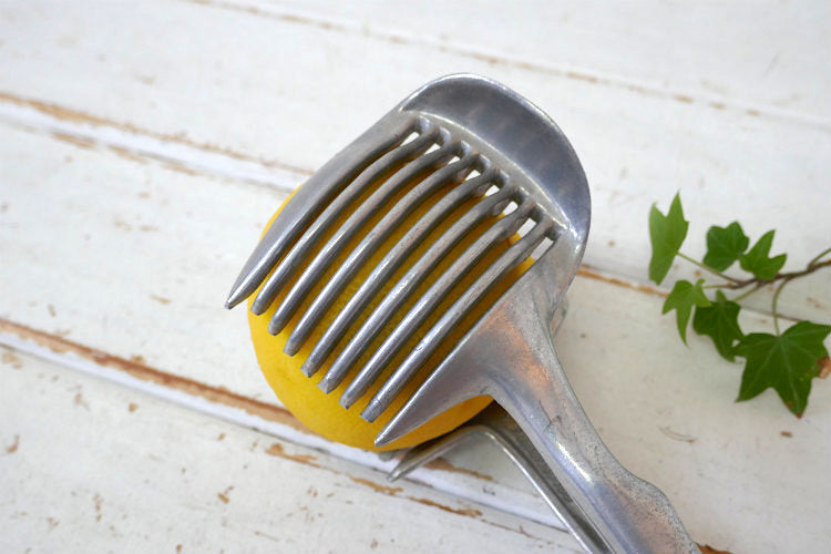 レモンスライサー ヴィンテージ ライムカッター 玉葱 スライサー トング キッチンツール キッチン雑貨