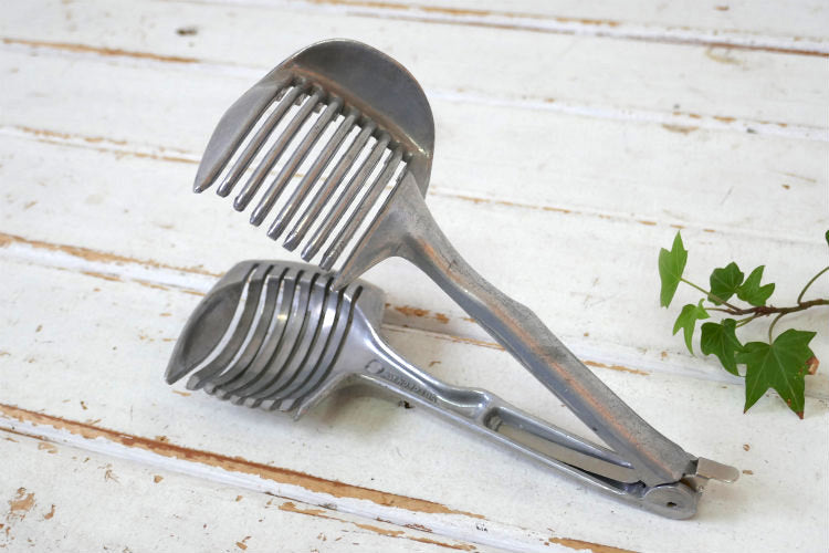 レモンスライサー ヴィンテージ ライムカッター 玉葱 スライサー トング キッチンツール キッチン雑貨