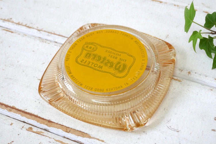 THE BEST Western MOTELS ベストウェスタン モーテル 1950's USA アドバタイジング ヴィンテージ 灰皿 アシュトレイ